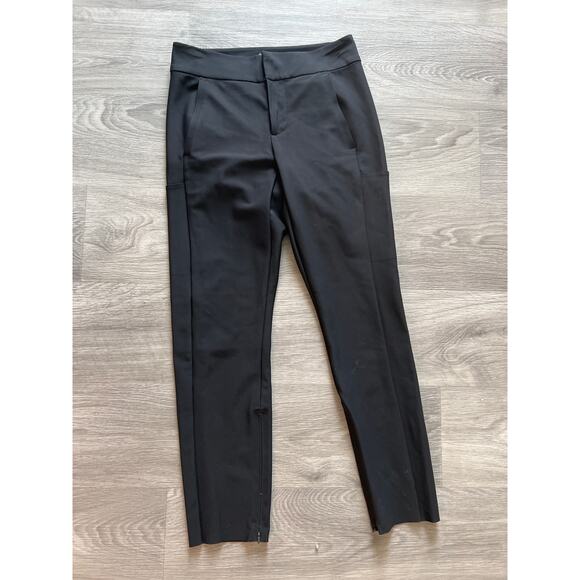 Athleta size 0P 0 Petite black Stellar Trouser black pants - Picture 1 of 4